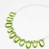 Natural TOP Quality Peridot Smooth Pear Drops Briolette  10 Beads and Size 6mm to 7mm approx. Top Quality Peridot Best for Designer Jewelry Rich Green Color ~ Very Very Rare 